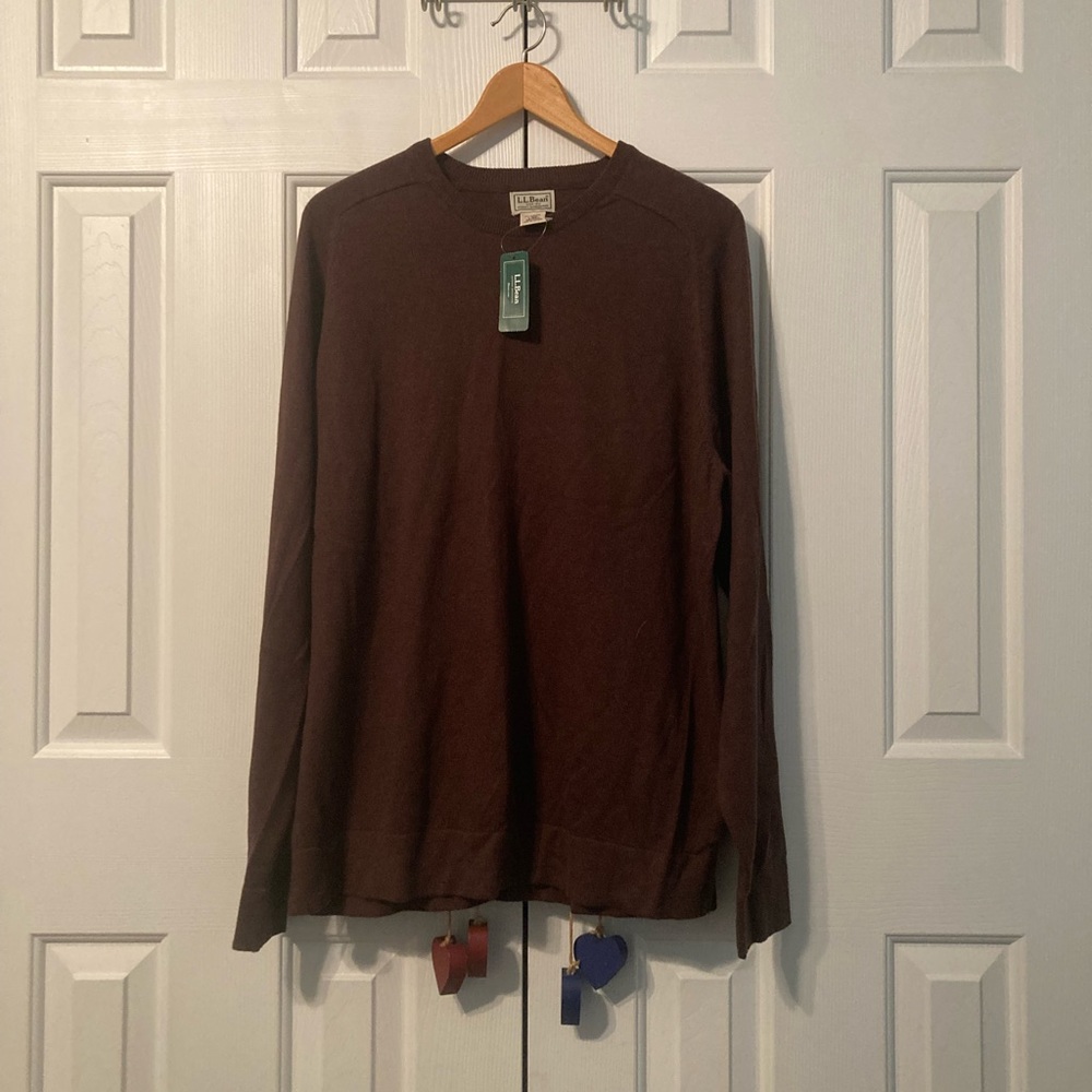 L.L. Bean Sweater NWT Cotton/Cashmere